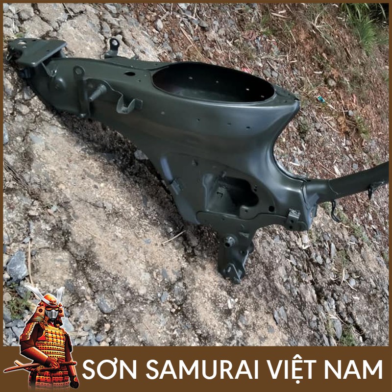 Màu Xanh Quân Đội 142 Sơn Xịt Samurai Viet Nam - Combo Sơn Màu Quân Đội 142