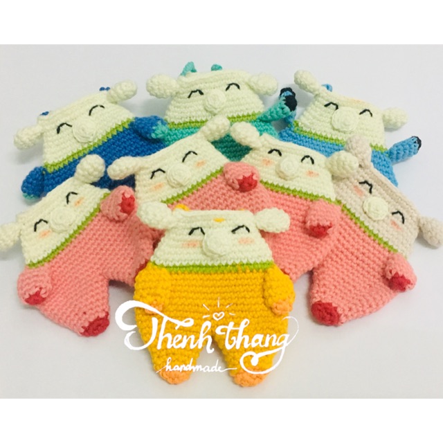 Túi đựng tỏi handmade (Hình heo)