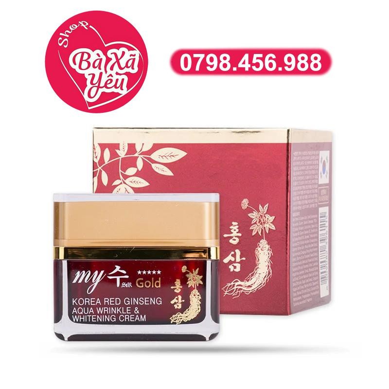 Hộp Kem Trắng Da Hồng Sâm My Gold - BX0402
