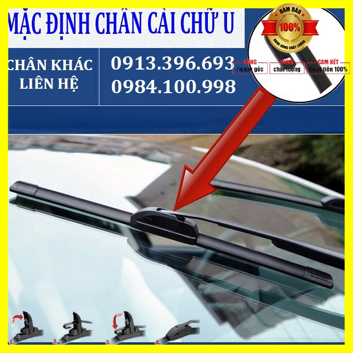 Sản phẩm  Sản Phẩm Bộ 2 thanh gạt mưa dùng cho xe Toyota Camry Q Đời 2014 - Trở lên. Và Previa Đời 2006