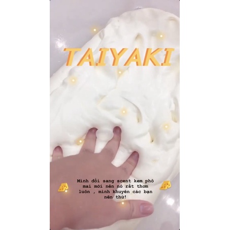 TAIYAKI (Butter Slime) Slime bơ Slime đất sét đi kèm charm bánh cá, Đồ chơi chất nhờn ma quái