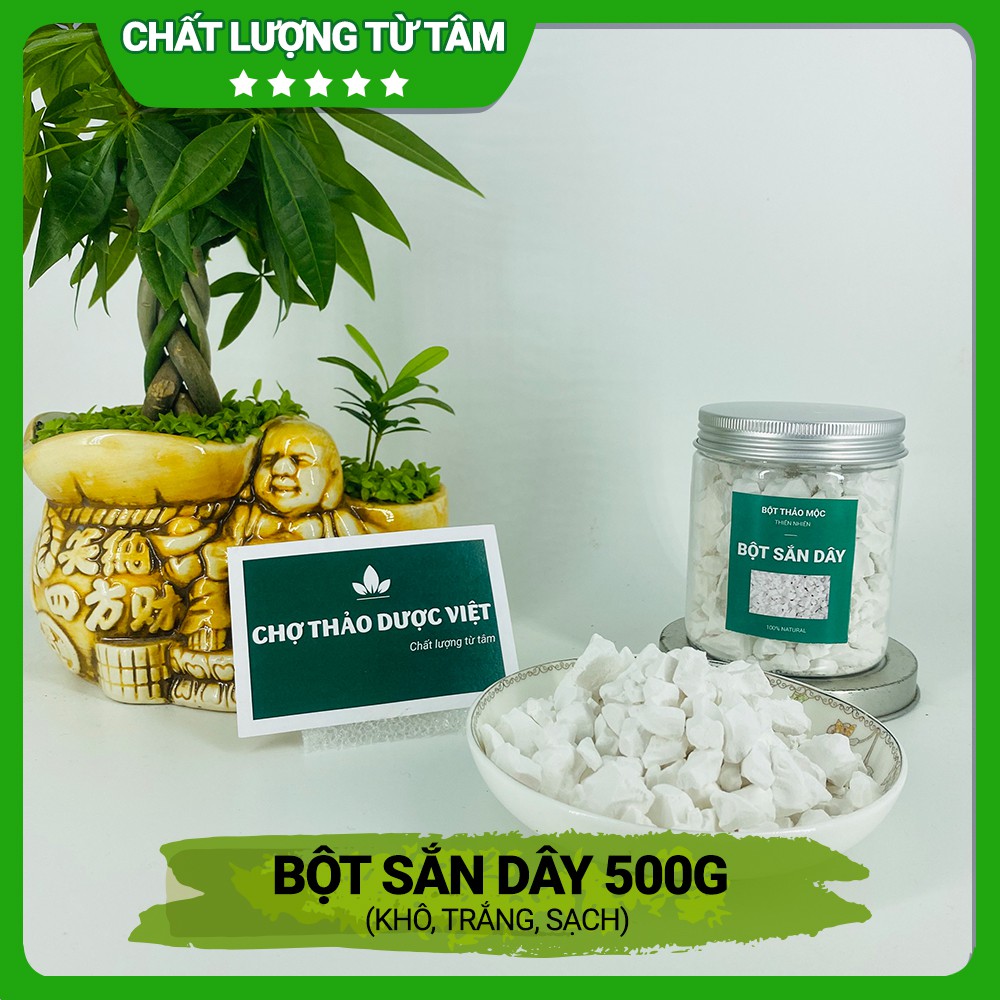 [Giá Sỉ] 500g Bột Sắn Dây (Khô, Trắng, Sạch)