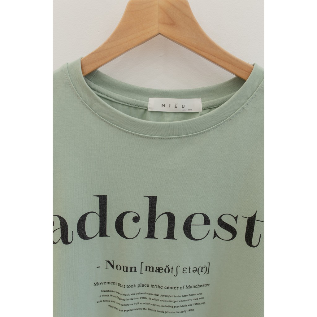 [Miều Fashionista] Áo thun in hình Madchester