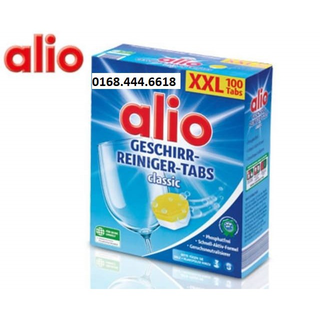 Viên rửa bát Alio 100 viên Classic (hàng Đức)