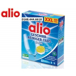 Combo 1 hộp viên rửa bát Alio 100v và 2 hộp muối Somat
