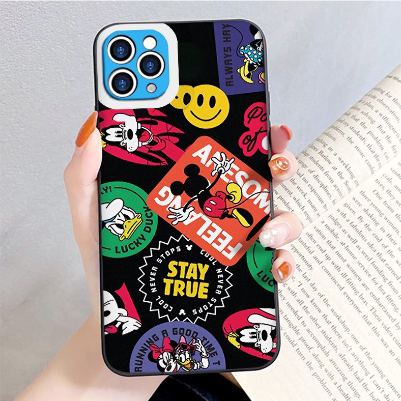 Ốp lưng iphone cạnh vuông lỗ camera sticker mic.key 6plus/7/7plus/8/8plus/x/xr/xs/11/12/13/pro/max/plus/promax