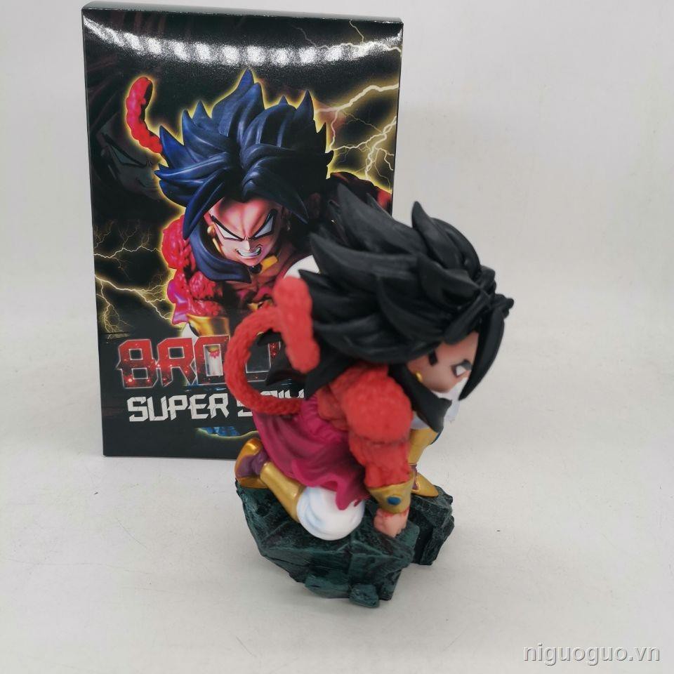 Figure ✜♦✸Dragon Ball Super Four Broly Scene Version Hand-made Decoration Gift