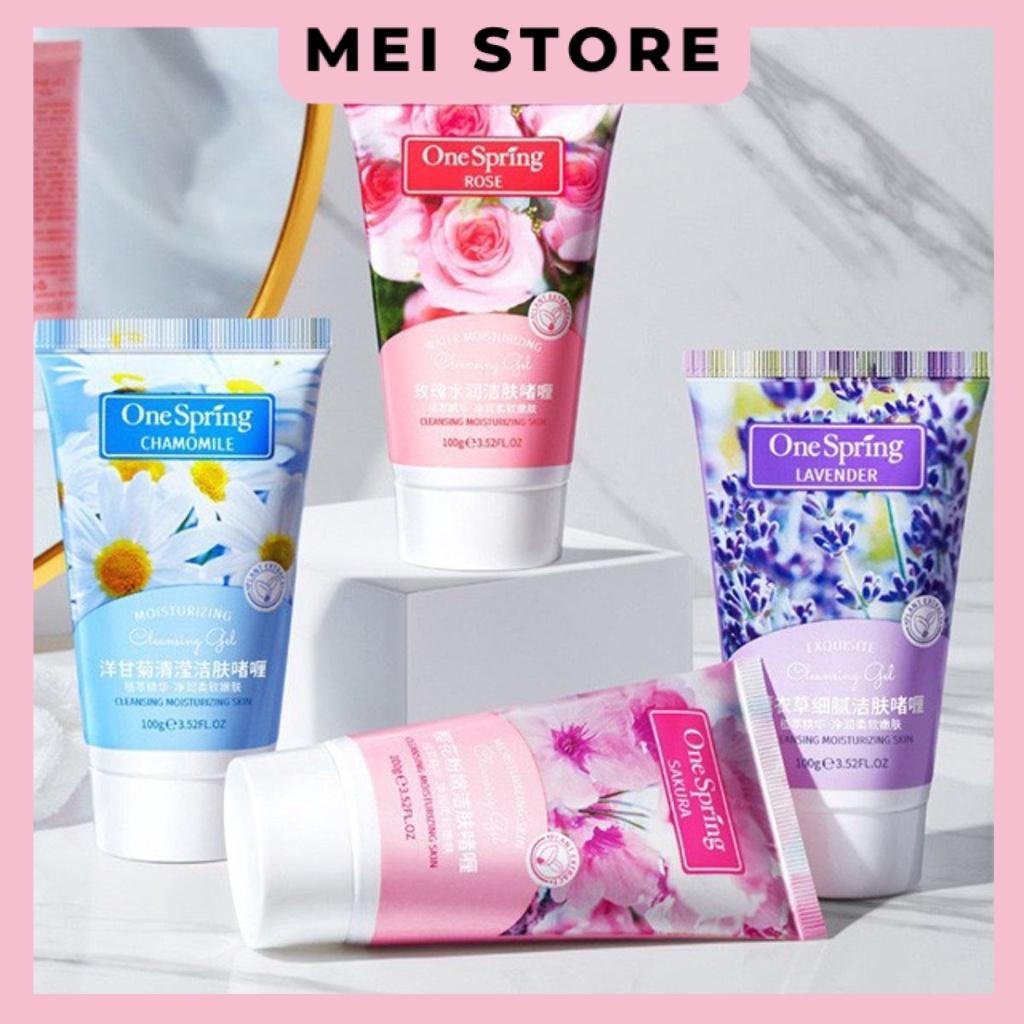 Gel Tẩy Tế Bào Chết One Spring 4 Vị Làm Sạch, Kiểm Soát Dầu, Thu Nhỏ lỗ Chân Lông 100g