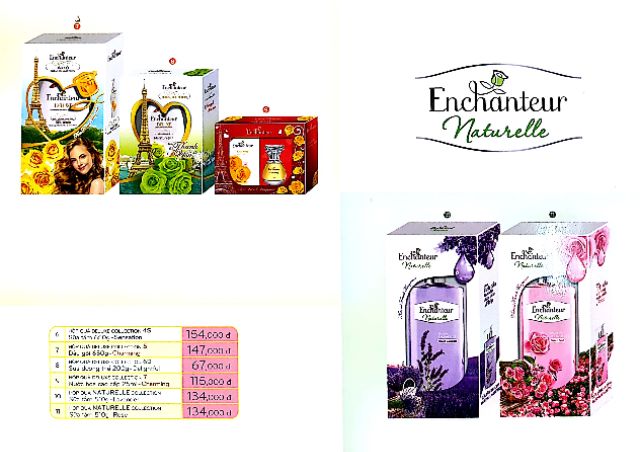 Hộp Quà Sữa Tắm Enchanteur 20-10/20-11