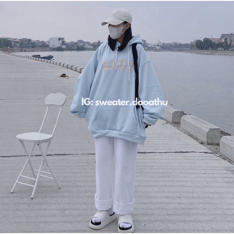 [ ẢNH THẬT ] ÁO HOODIE OIOI FORM RỘNG TAY BỒNG OVERSIZE CHẤT NỈ NGOẠI | WebRaoVat - webraovat.net.vn