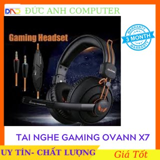 Tai nghe chụp tai chuyên game ovann x7- dòng cao cấp- âm thanh sống động, cách âm tốt- full box