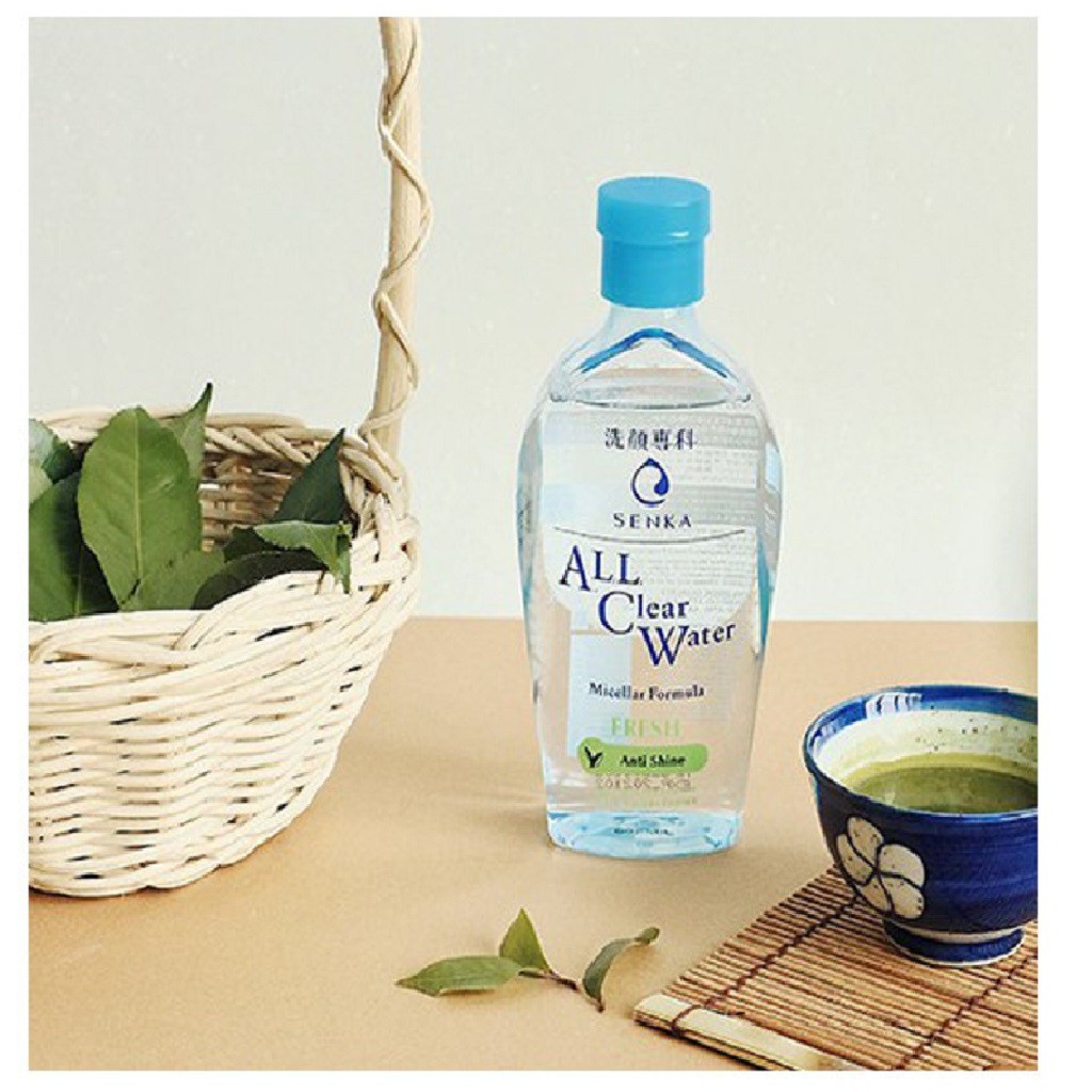 Nước tẩy trang Micellar Senka ALL Clear Water Fresh 230ml