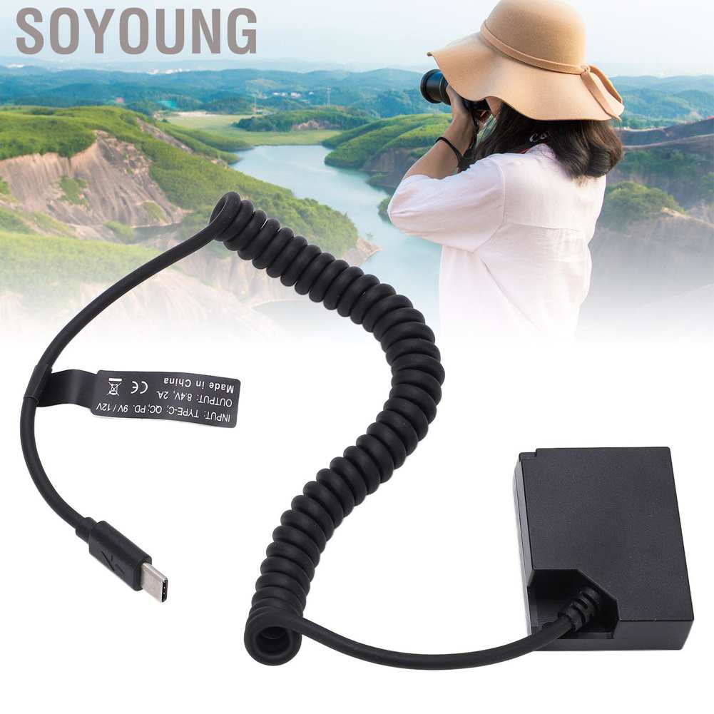 Soyoung Type‑C NP‑W126 Fully Decoded Dummy Battery for Fuji XT1/XT2/XT3 Camera