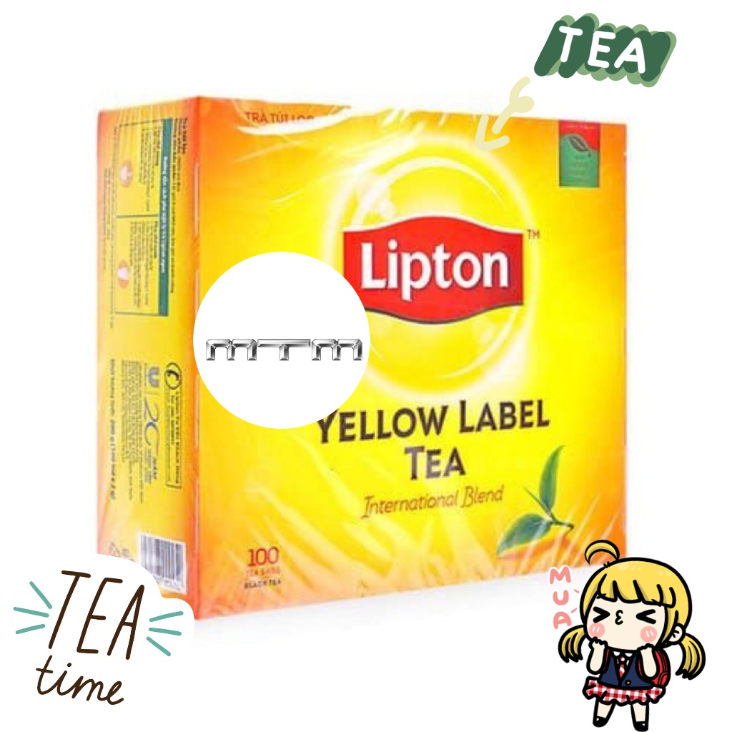 Trà Lipton Nhãn Vàng 100 gói x 2g