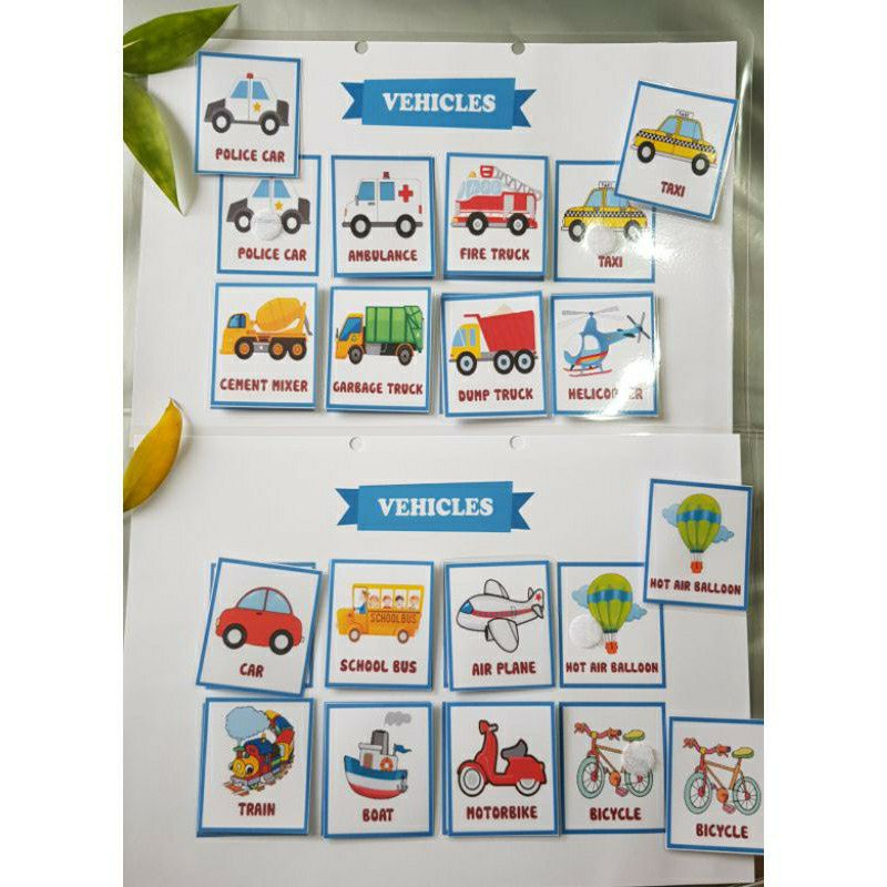 Học Liệu Bóc Dán Tiếng Anh Nhiều Chủ Đề Bán Lẻ làm bằng giấy in ảnh