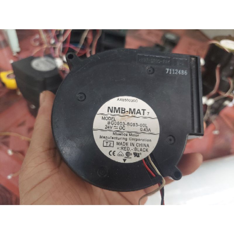 Quạt sên NMB 24v 0.43A-1.114A