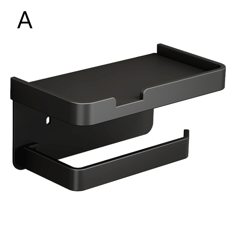 Giá Đỡ Cuộn Giấy Vệ Sinh Bằng Nhôm Gắn Tường Siêu Dính