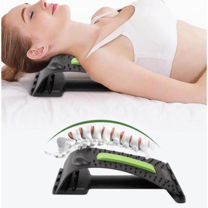 [FreeShip Từ 99K] Thiết bị chống căng cơ lưng Massage lưng thư giãn - Khung nắn chỉnh cột sống - Đồ Gia Dụng Tiện Ích