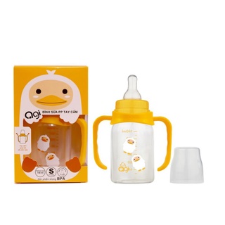 Bình sữa agi cổ hẹp có tay cầm - 140ml