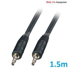 Dây Loa 2 Đầu 3.5mm dài 1.5m/ 3m/ 5m- Full Box- Dùng Nối Máy Tính, Điện Thoại, Mp3 với Loa,Tivi, Amply