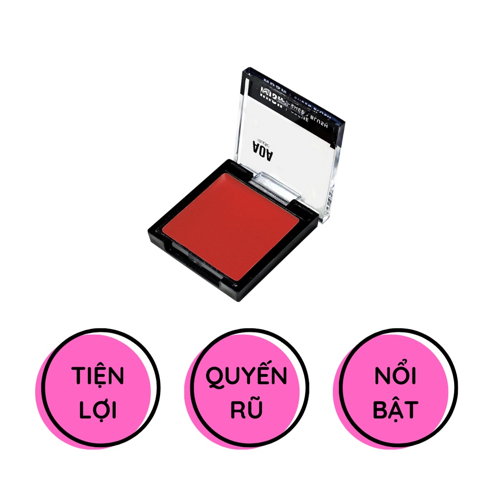 Má hồng dạng kem AOA Cream Blush mềm mịn lâu trôi 3.5g