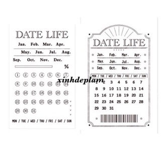 Card dạng lịch tháng / tuần cho sổ planner
