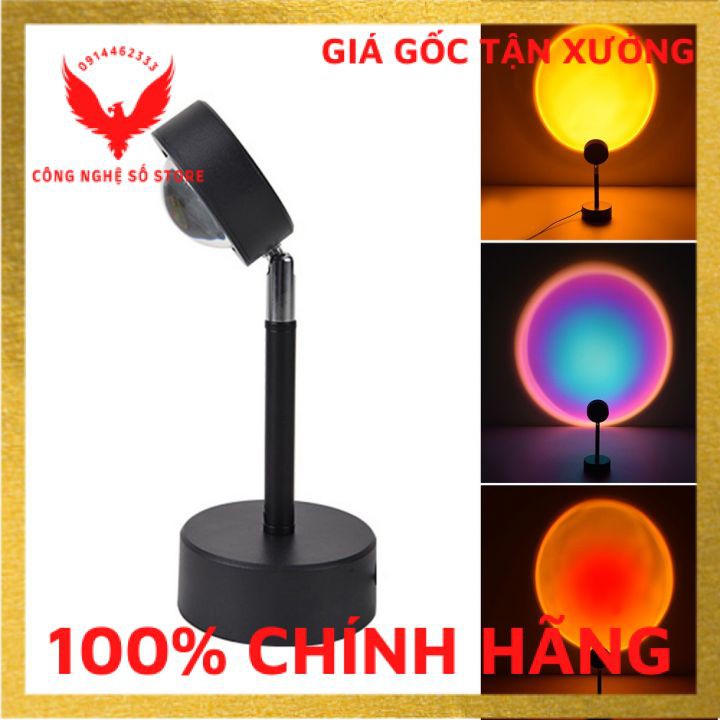 Đèn led tiktok HOT 2021, cơ mika chuyển đổi 4 màu hoàng hôn, cầu vòng, mặt trời xịn xò