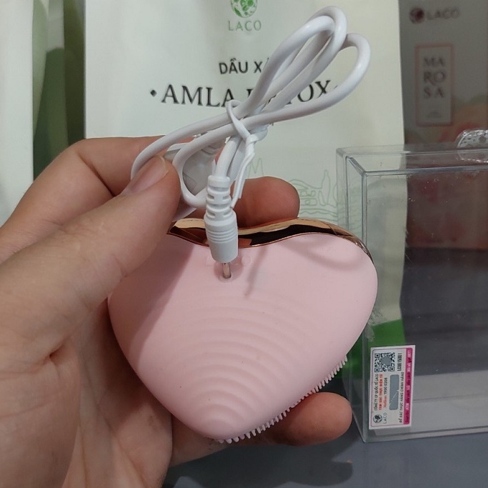 Dây sạc máy rửa mặt laco cleansing facial luxury chân kim chính hãng