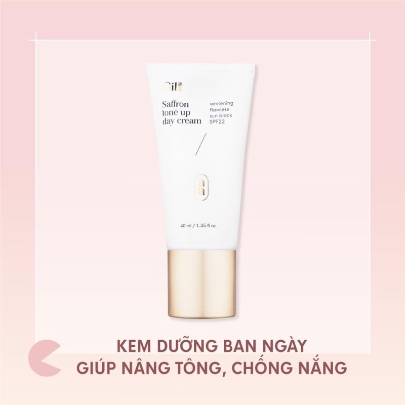 kem dưỡng ban ngày Gilaa Saffron Tone up Day Cream