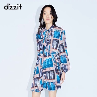 Đầm hoạ tiết lụa Dazzle