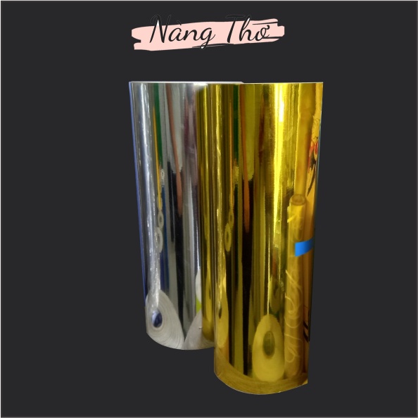 Decal Xi Bạc Bóng Gương / Xi Vàng Gương