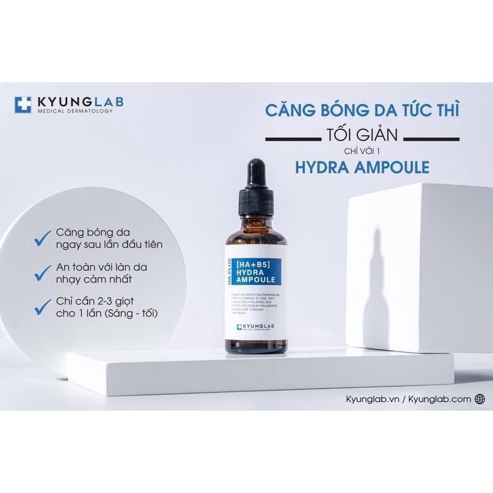 Serum KYUNGLAB HA PLUS [ HA + B5 ] HYDRA AMPOULE 50ml - ALISA