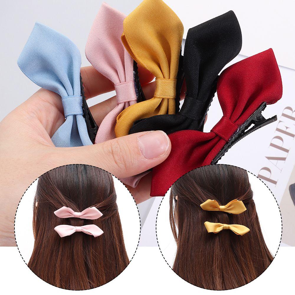 1 Cặp Kẹp Tóc Nơ Ruy Băng Cổ Điển Ngày Valentine