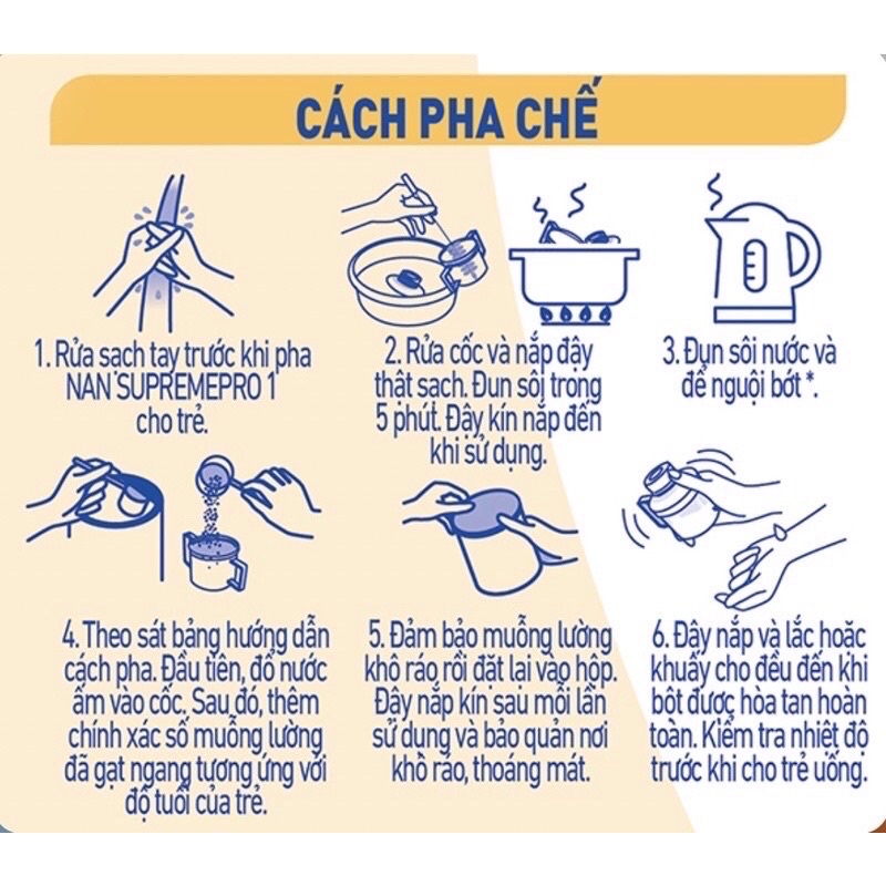 Sữa bột Nan supreme pro 1 - mẫu mới, date xa