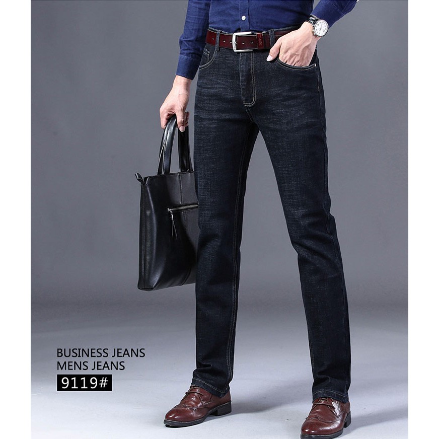 Quần jean nam size đại BIGSIZE cho người béo mập bụng chất vải dày co giãn nhẹ | BigBuy360 - bigbuy360.vn