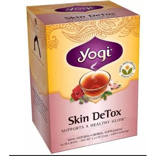 Trà Thải Độc cho Da Yogi Skin Detox hộp 16 gói 32gr mỗi gó 2gr