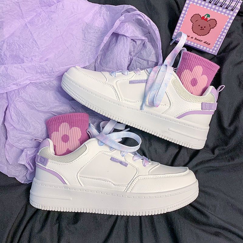 Giày Thể Thao Đế Dày Màu Trắng Phong Cách Nhật Bản Mới 2022 TTH285