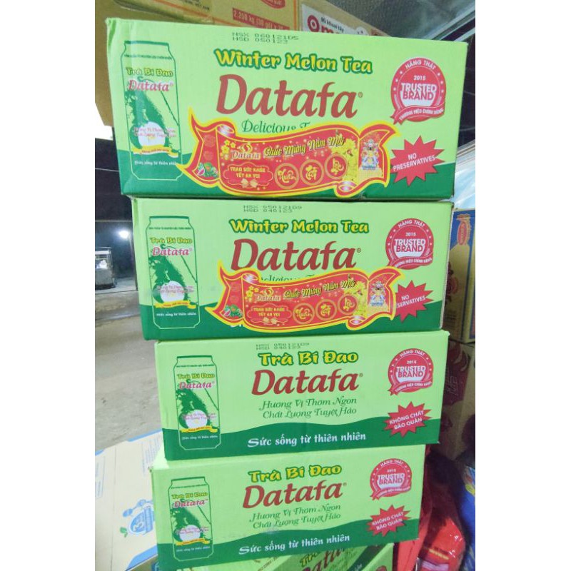 Thùng 24 lon trà bí đao datafa