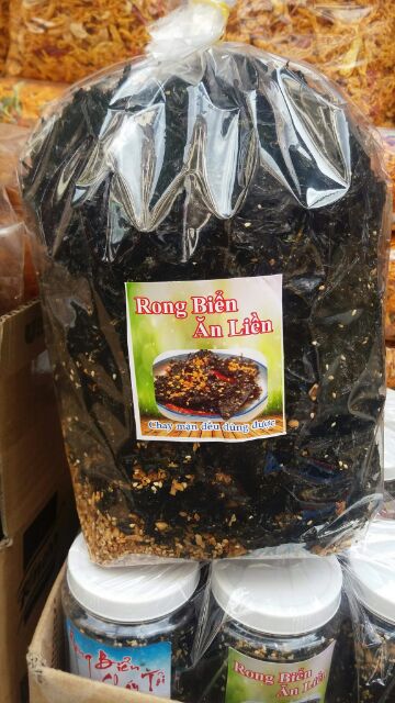 ( MIỄN SHIP Ở HCM) 1 GÓI TO 500G Rong biển cháy tỏi ngon tuyệt( dạo/ ăn vặt/ ăn liền) | BigBuy360 - bigbuy360.vn