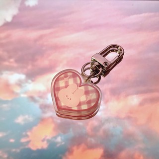 La Cotte | Bunny Heart Keychain móc khoá arcylic trái tim con thỏ 💗