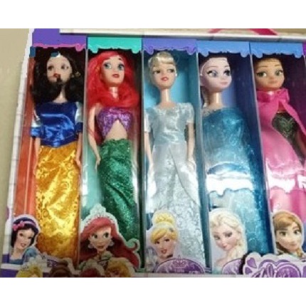 HỘP LỚN SET 8 BÚP BÊ CÔNG CHÚA DISNEY  ĐIỀU KHIỂN ĐƯỢC KHỚP TAY, CHÂN
