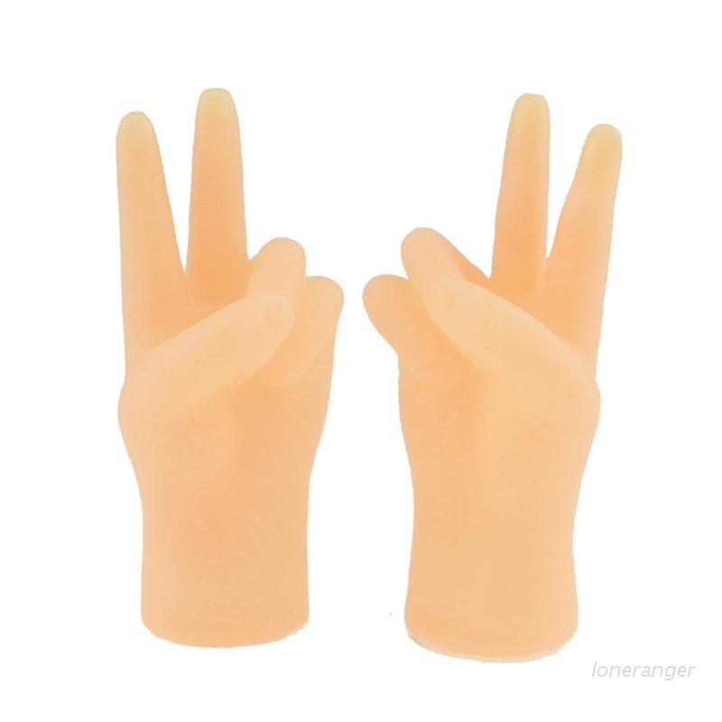 Set 2 Con Rối Ngón Tay Mềm Mại Như Thật Dành Cho Bé Trai Và Bé Gái