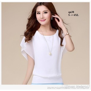 TOP158QU ÁO THUN PHỐI VOAN