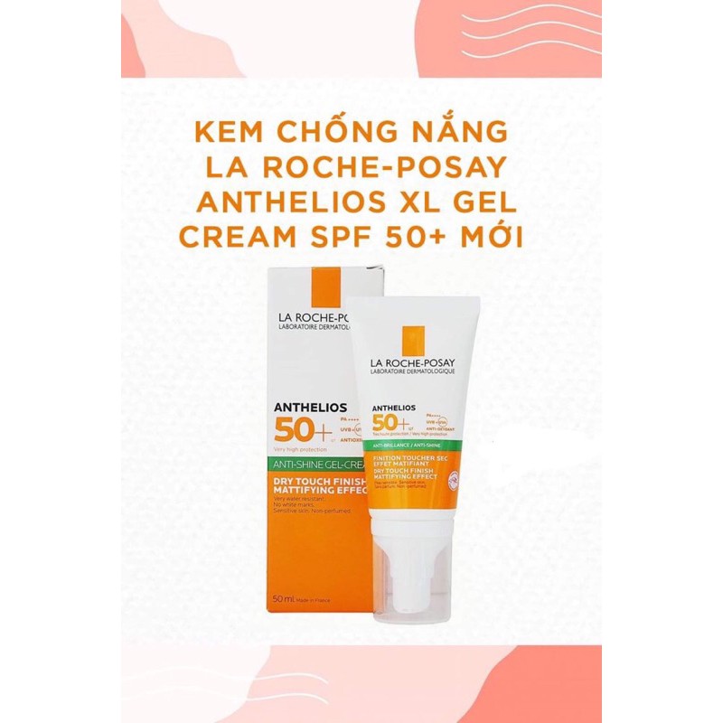 Kem chống nắng La Roche-Posay Anthelios XL. Dry Gel- Cream 50ml
