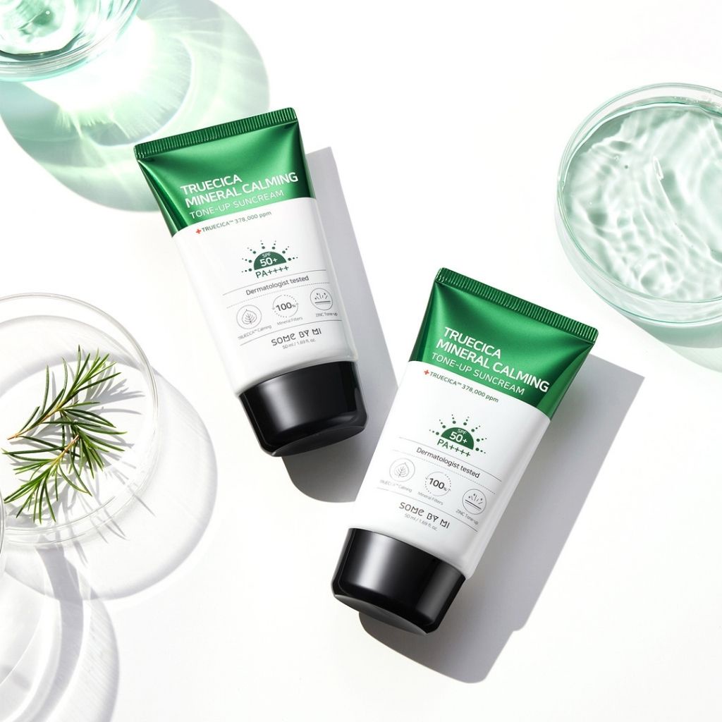 Kem Chống Nắng Nâng Tông Da Some By Mi Trucica Mineral Calming Tone-Up Suncream SPF50+ PA++++ 50ml