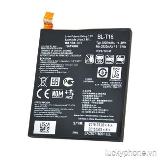 P1in LG G Flex 2 H950 LS996 H959 (BL-T16) - 3000mAh bảo hành 6 tháng đổi mới