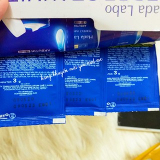 Bộ 3 gói sample dưỡng trắng da Hada Labo
