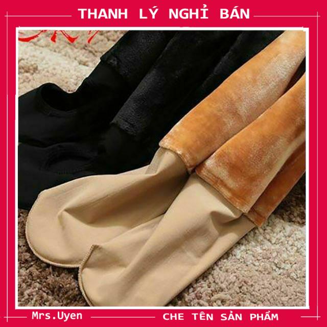 Quần tất lót lông màu da chất dày dặn 220gram, sỉ inbox