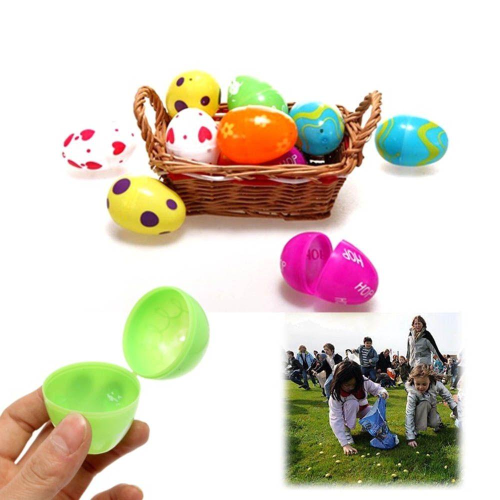 Lloyd Set 12 Quả Trứng Phục Sinh Bằng Nhựa Nhiều Màu Trang Trí Tiệc Đáng Yêu
