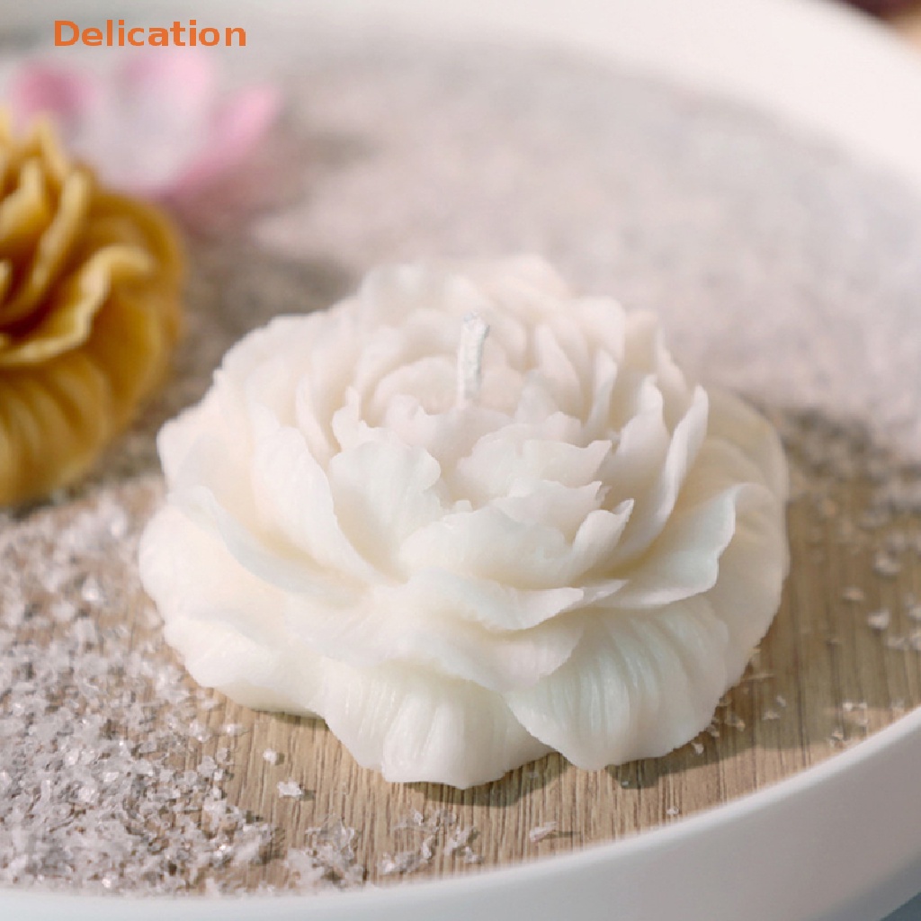Khuôn Silicone Làm Bánh Hình Hoa Mẫu Đơn Lớn DIY